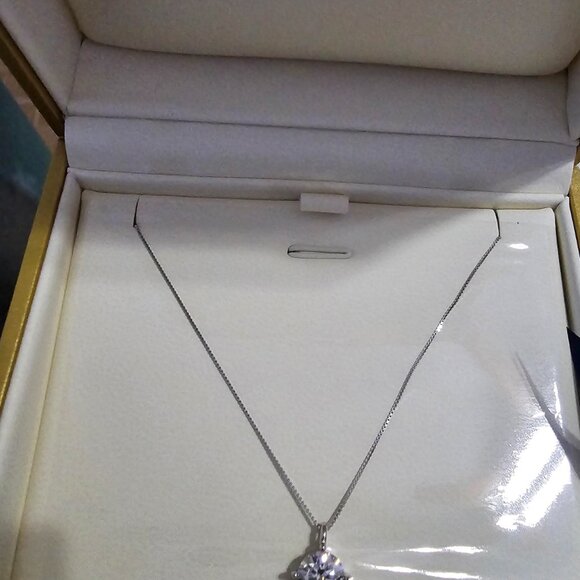 NIB/NWOT Beam and Bask 2 Carat Moissanite Necklace - Picture 6 of 13
